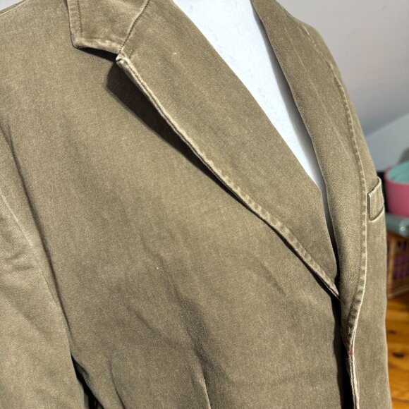 St. John's Bay Men's oiled canvas blazer Classic size medium - Picture 3 of 3